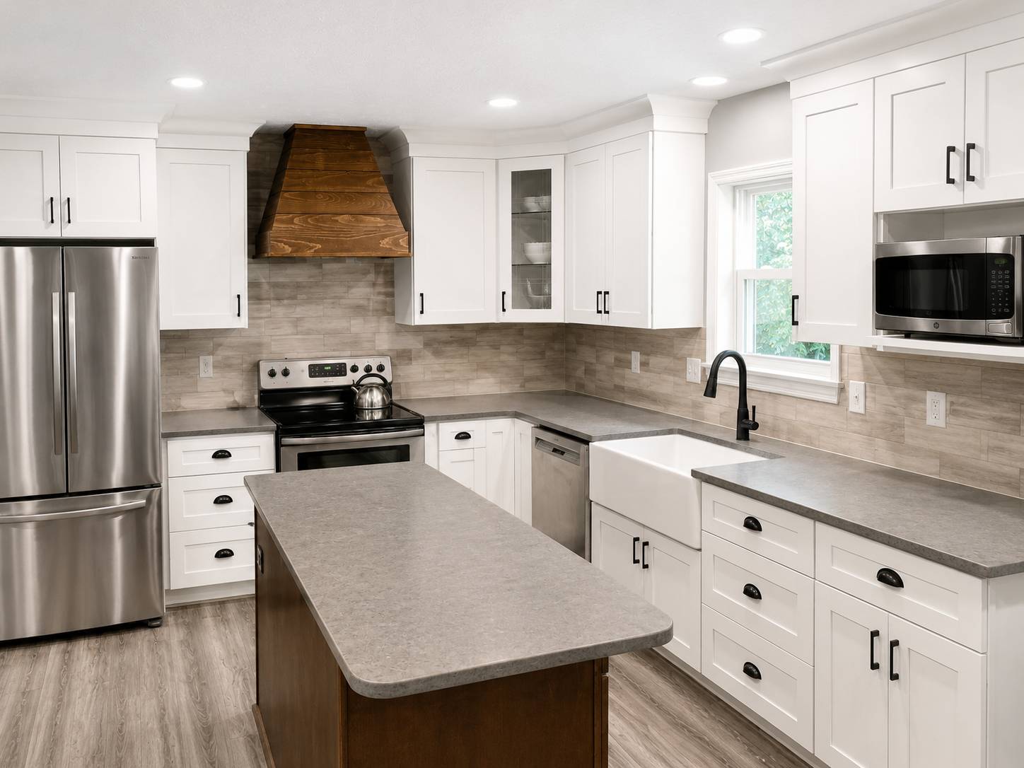 Kitchen transformation — after